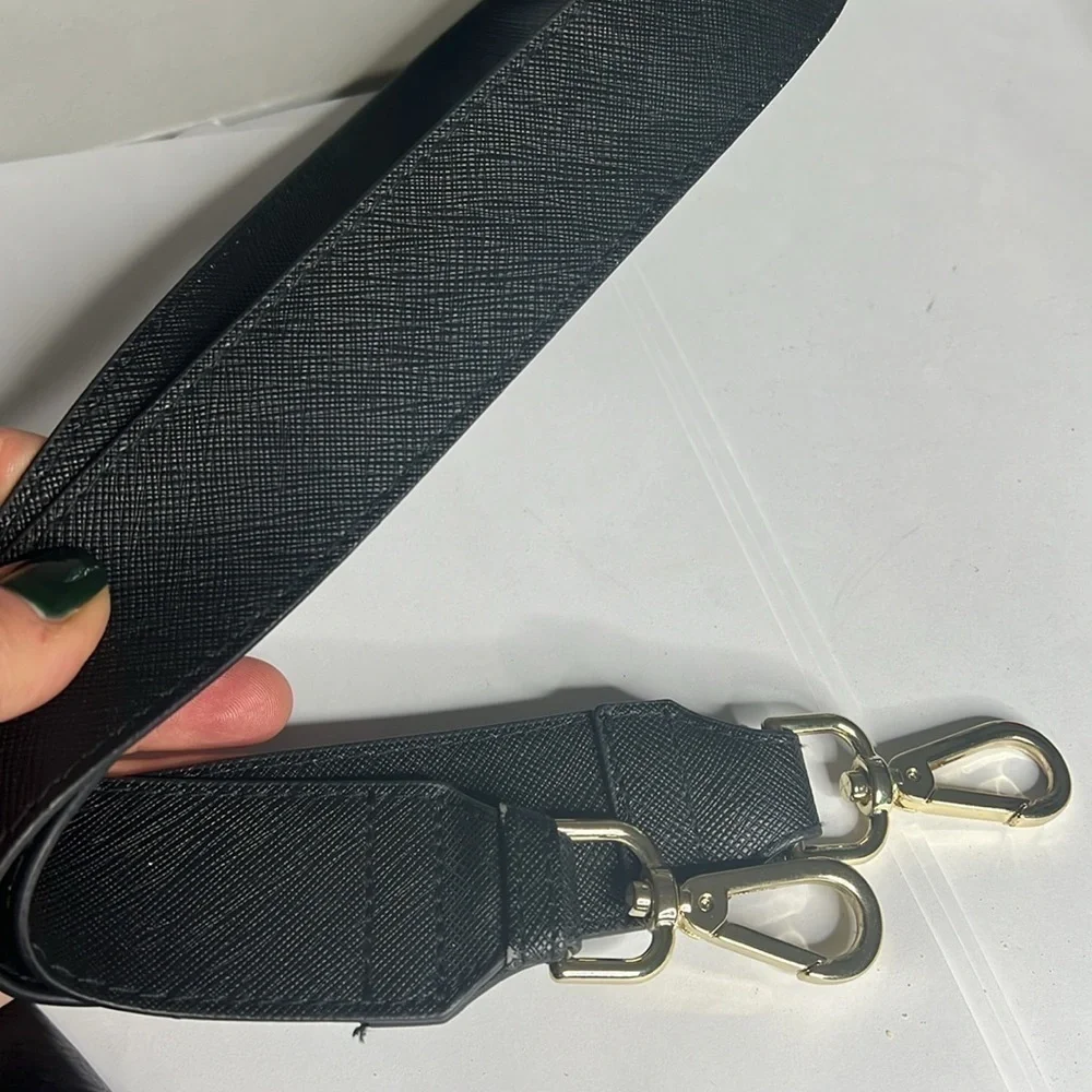 Rebecca Minkoff Knocked Up Diaper Bag Black Nylon & Leather